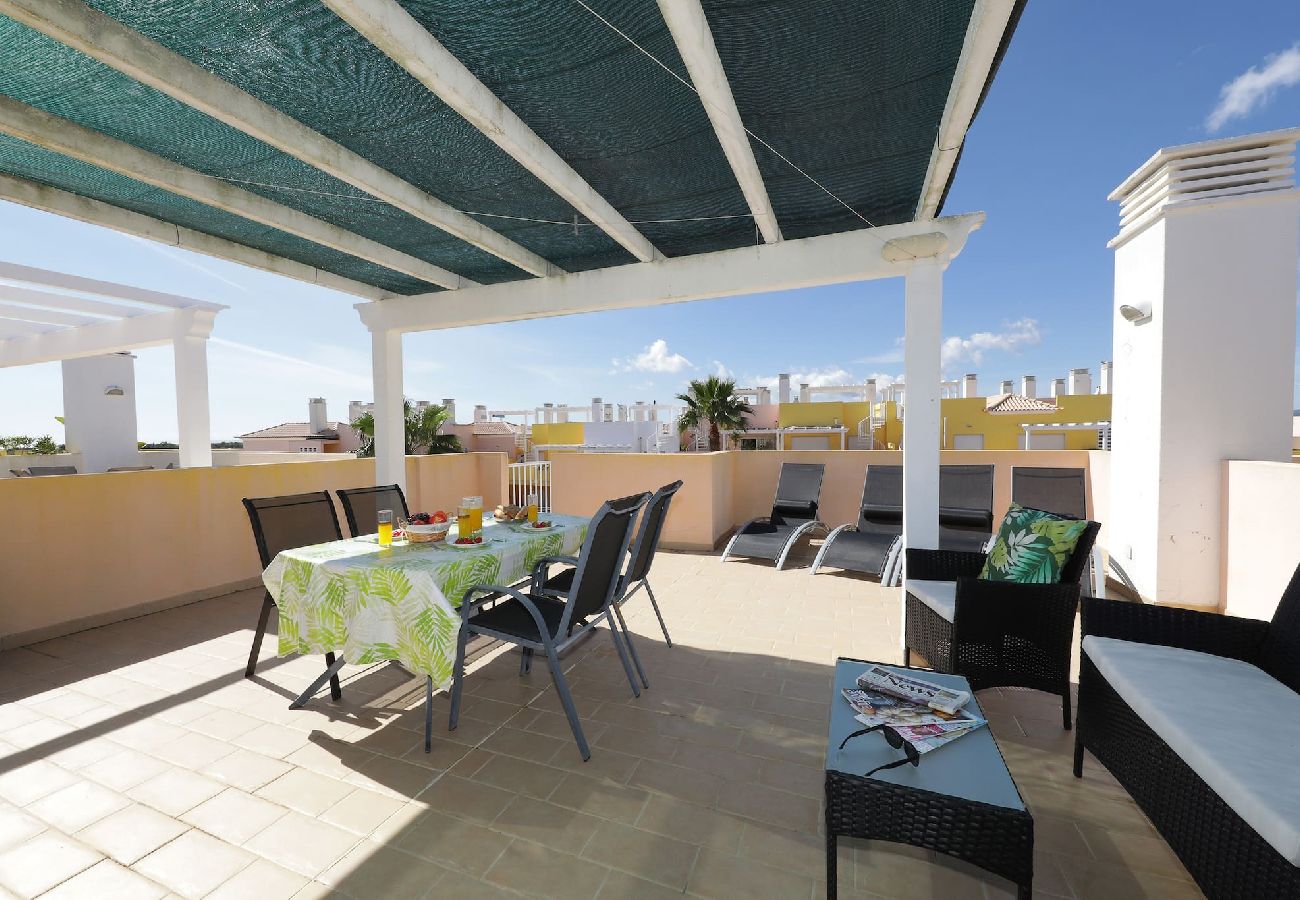 Apartamento en Cabanas de tavira - Apartamento Jane/Dúplex, con piscina y solárium 