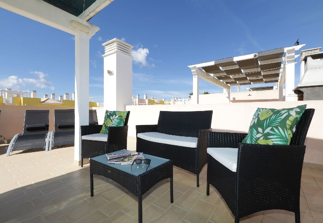 Apartamento en Cabanas de tavira - Apartamento Jane/Dúplex, con piscina y solárium 