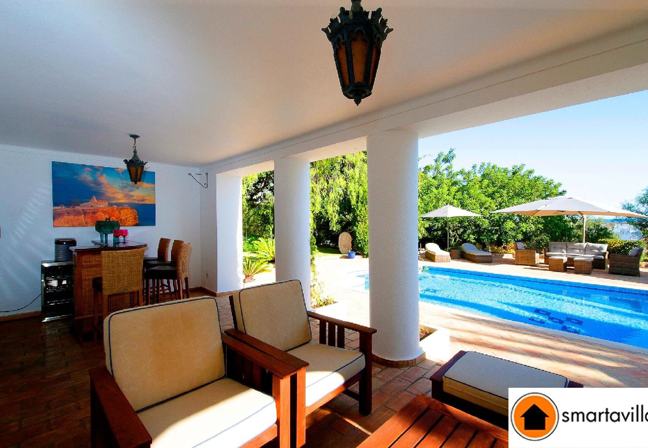 Villa en Tavira - Villa Jacaranda/piscina, vista al mar y jardín ma 