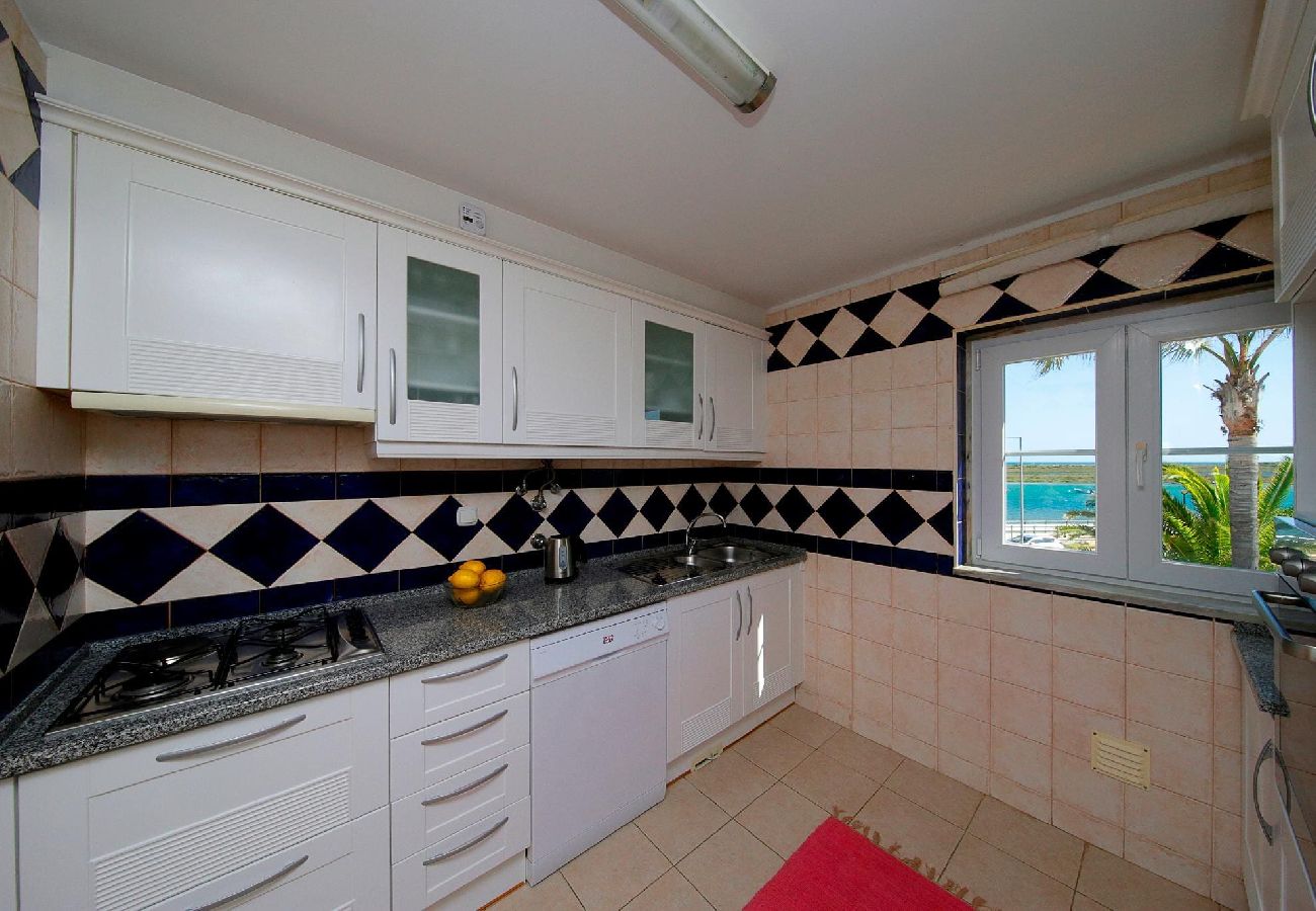 Apartamento en Cabanas de tavira - Apartamento Vista Ria/Fabulosa ubicación frente a 