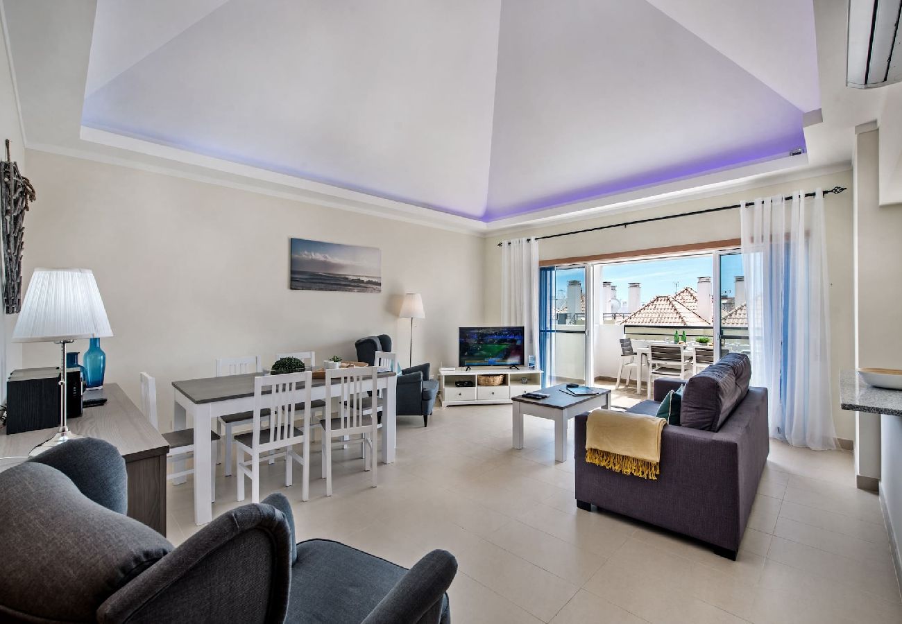 Apartamento en Cabanas de tavira - Apartamento Azul/Penthouse elegante con terraza y 