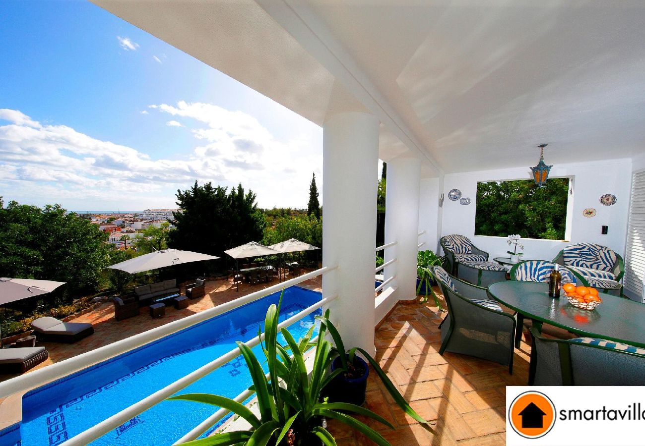 Villa à Tavira - Villa Jacaranda/Piscine, vue mer et jardin arboré 